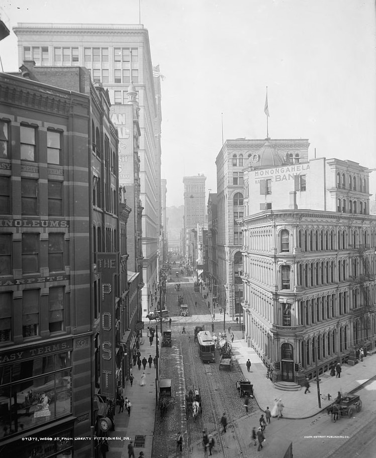 #58 Wood Street from Liberty Avenue, Pittsburgh, Pennsylvania, 1910