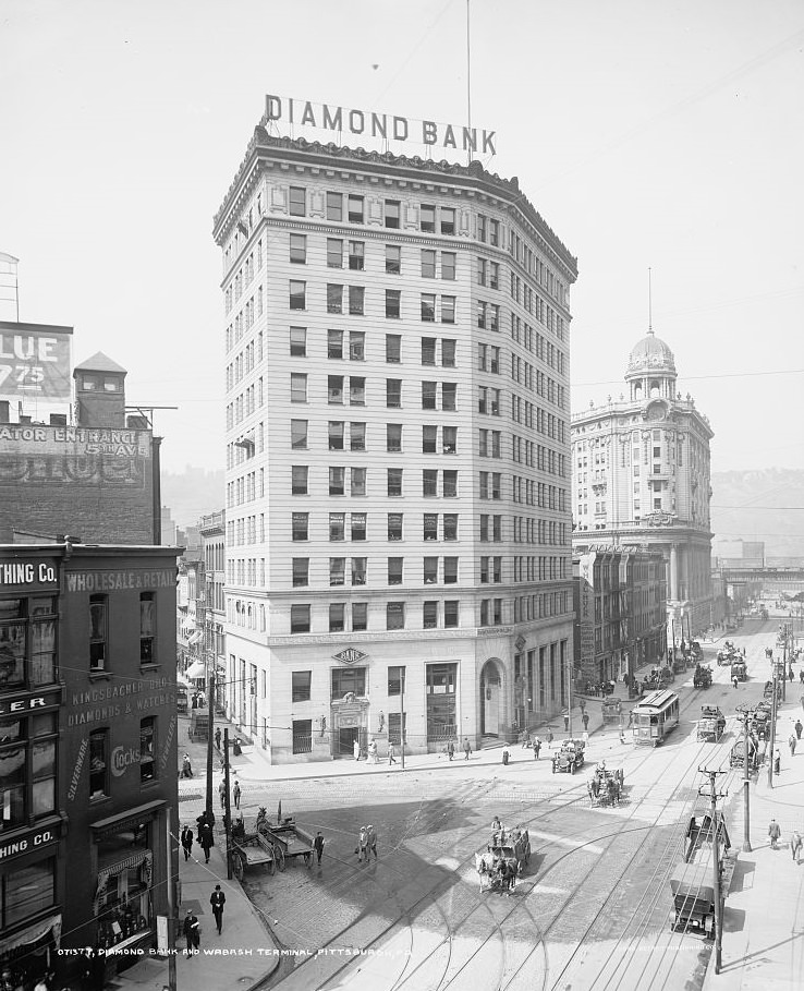 #59 Diamond National Bank and Wabash Terminal, Pittsburgh, Pennsylvania, 1910