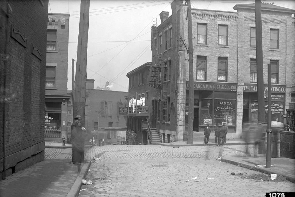 #136 Chatham and Webster, looking north to intersection, 1910s