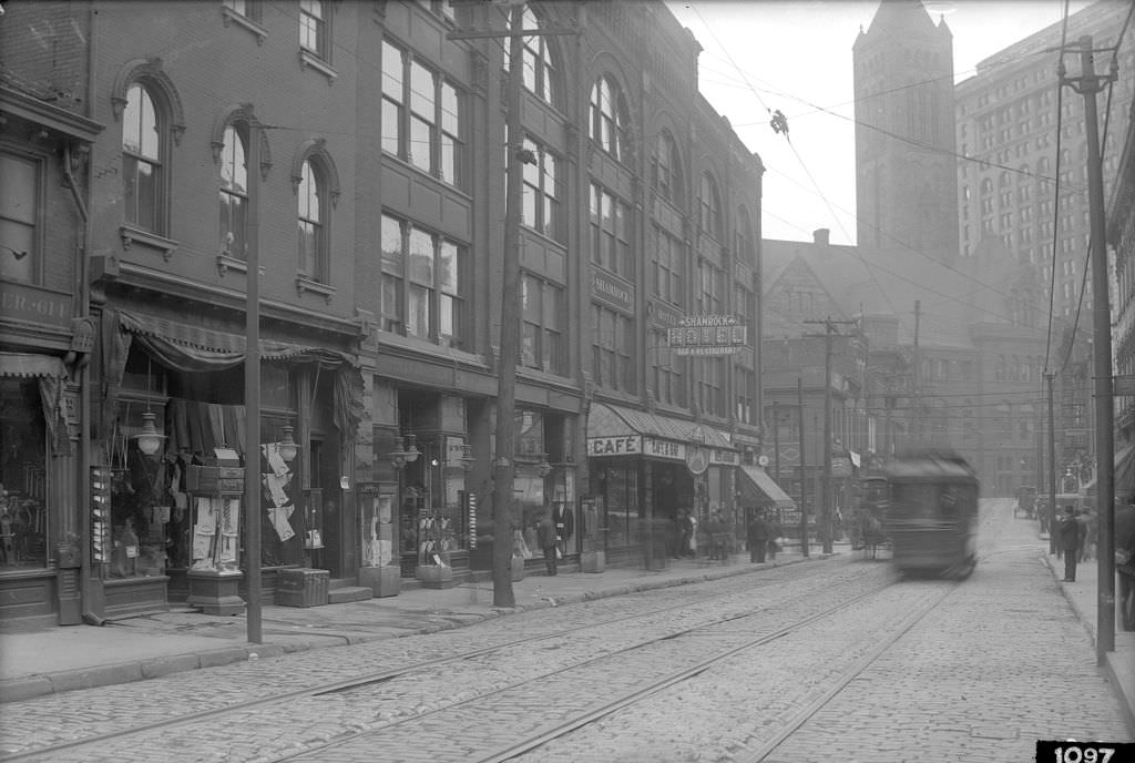 #142 Wylie Avenue, south side looking west from Tunnel, 1910s