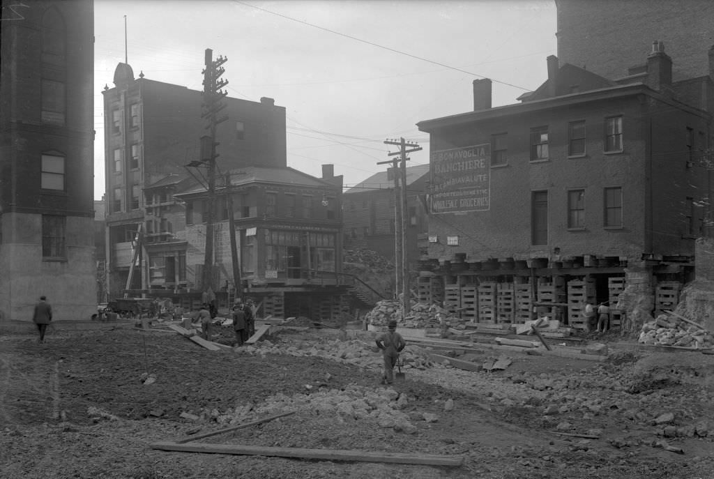 #163 Bigelow Boulevard, west view to Strawberry Way, 1910s