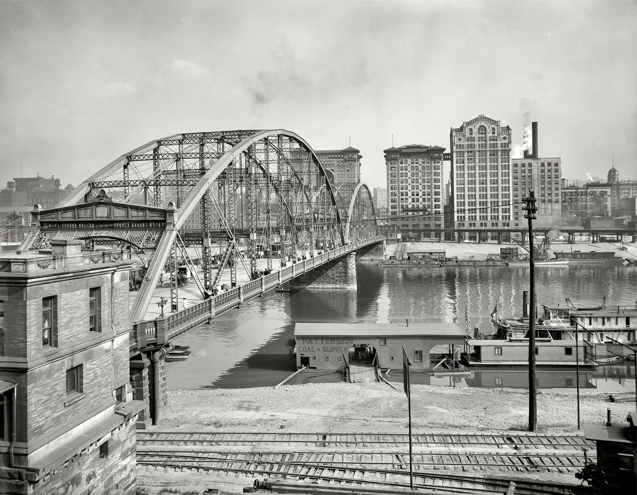 #30 Sixth Street Bridge Over Allegheny, Pittsburgh, Pennsylvania, 1910
