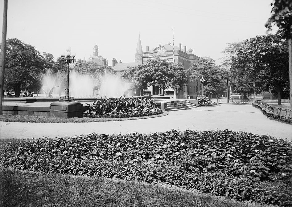 #48 Fountain and Elks Temple, Pittsburgh, 1919
