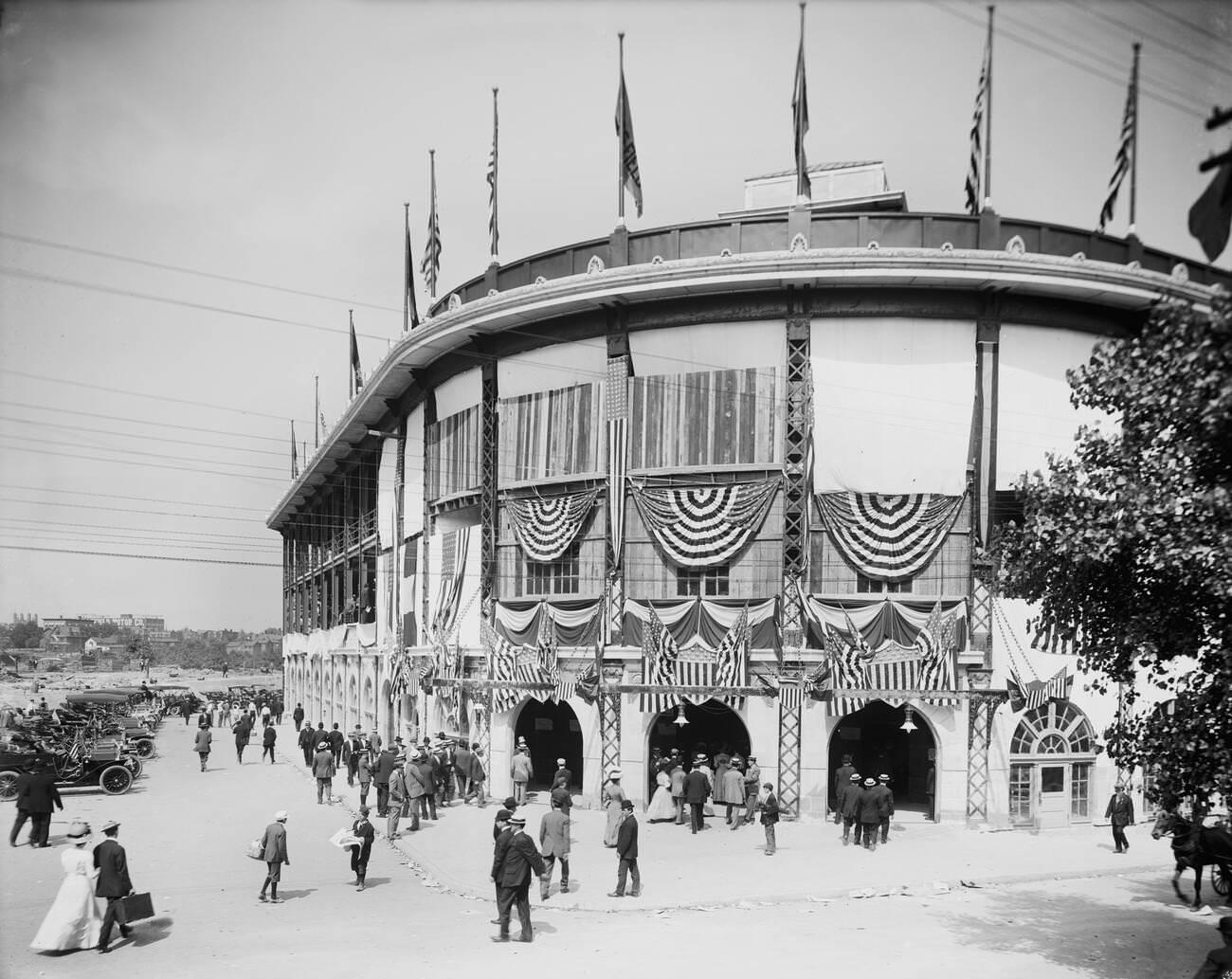 #6 Forbes Field Entrance, Pittsburgh, Pennsylvania, 1910