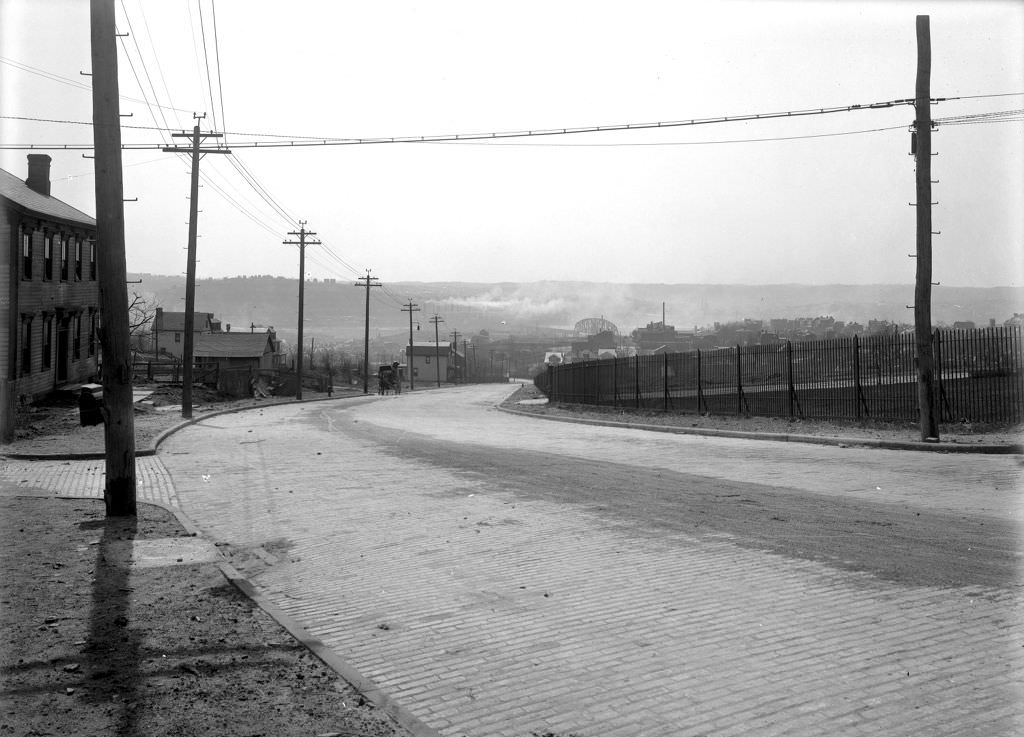 #106 Marshall and Irwin Avenues towards Brighton Road, 1920.