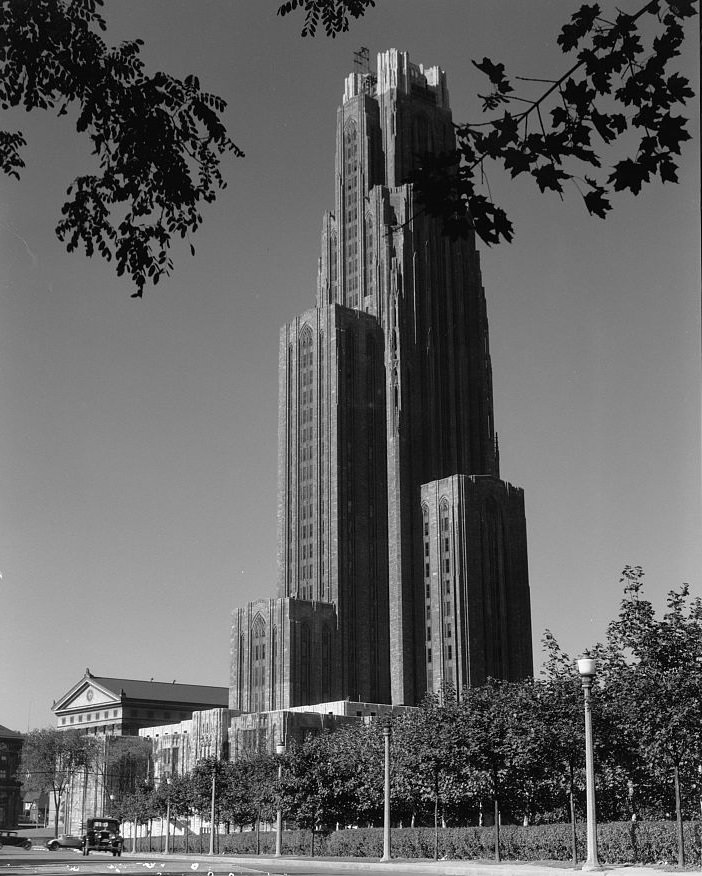 #6 Cathedral of Learning at the University of Pittsburgh, Exterior, 1920s