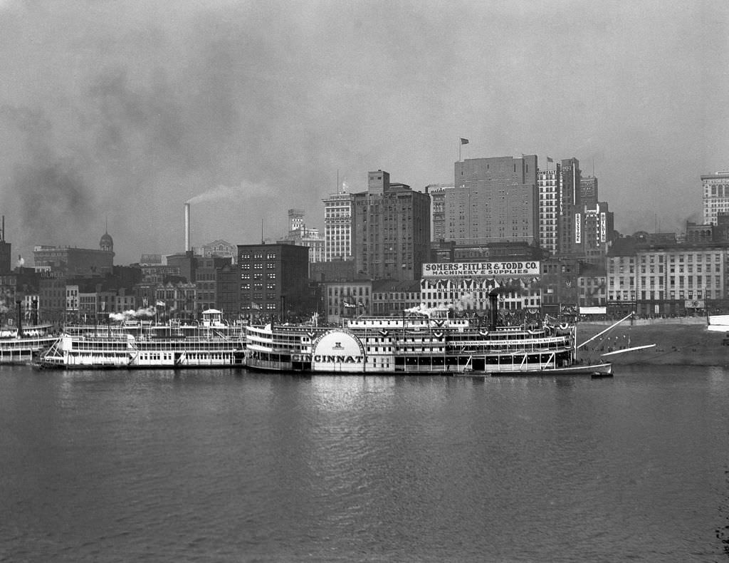 #65 Pittsburgh to Cairo, Keystone Bank Building, Ohio River Dedication Cruise, 1929.