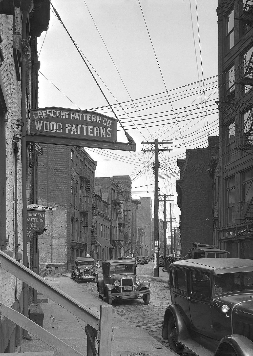 #101 Crescent Pattern Company on Watson Street from Boyd, 1931