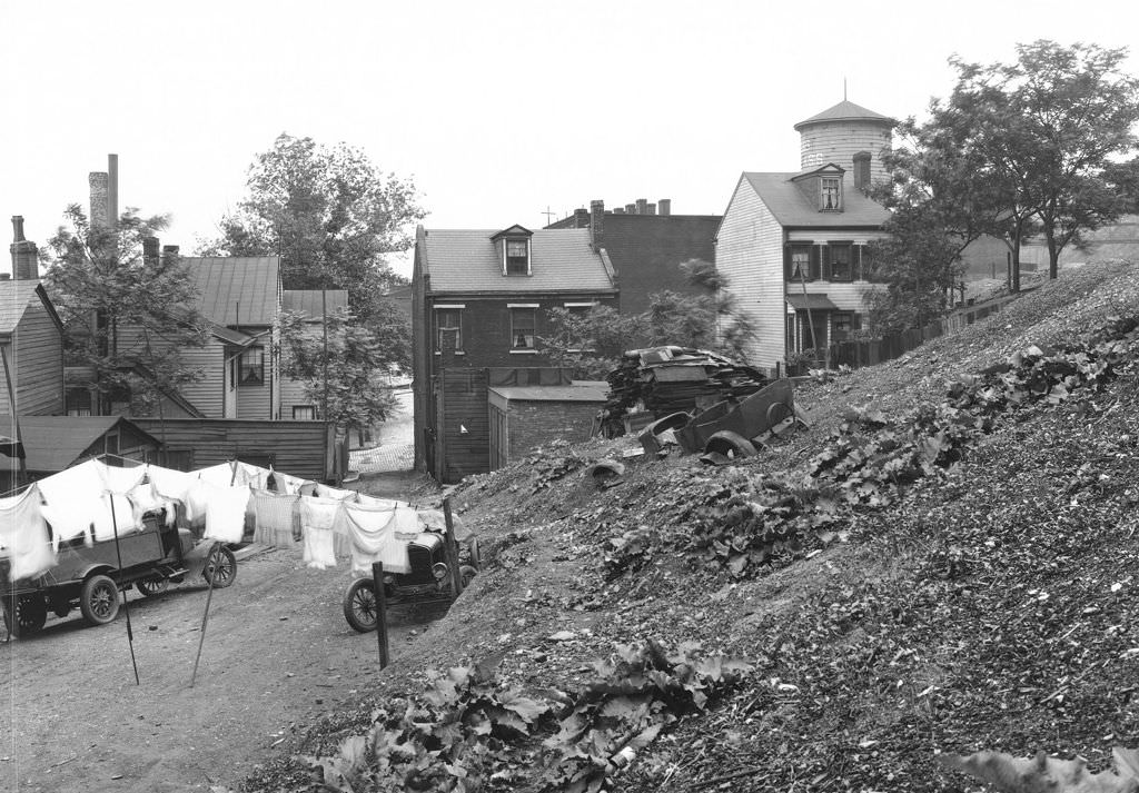 #151 Mount Washington, Hillside view near proposed extension looking east, 1931.