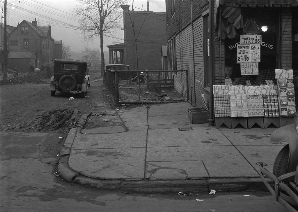 #163 Relief Sewer, On Farragut Street, 1931.