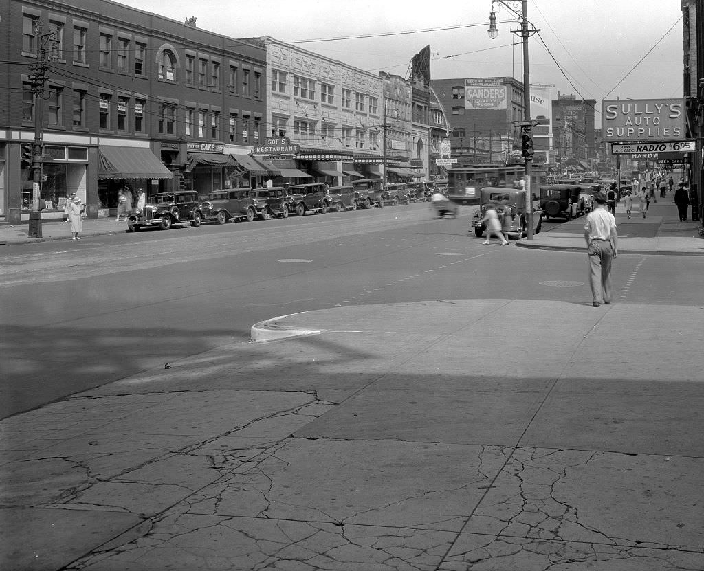 #2 Busy section of Penn Avenue at South Beatty Street, 1933