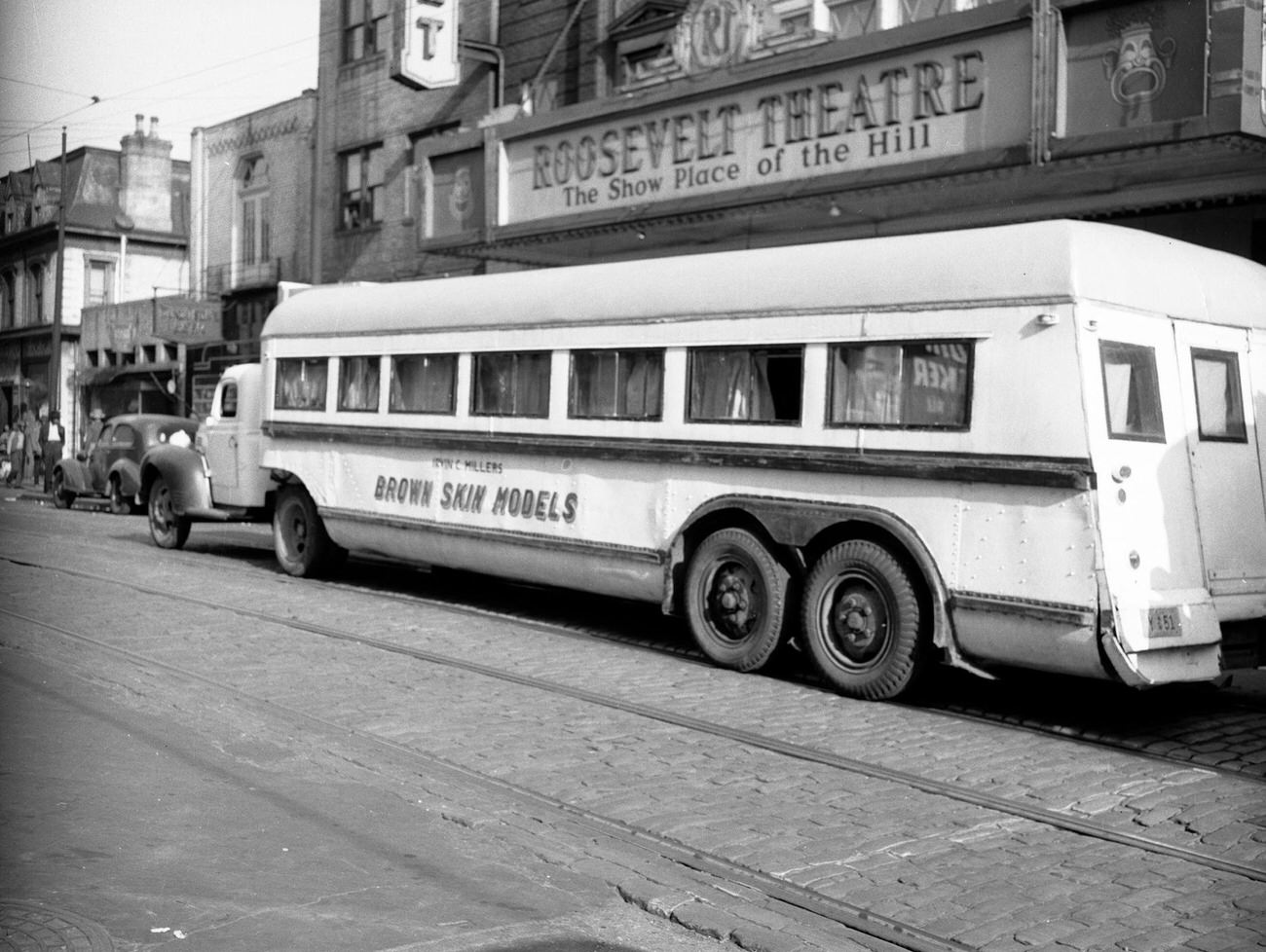 #42 Tour Bus for Irvin C. Millers, Brown Skin Models, Hill District, 1942