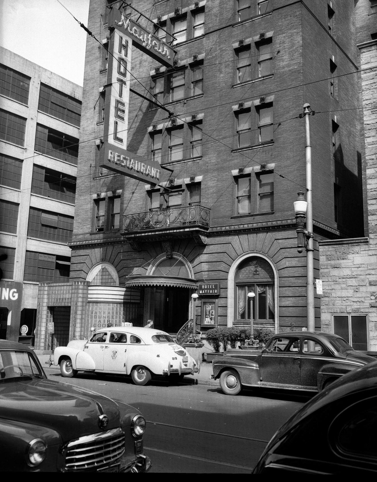 #34 Mayfair Hotel and Restaurant, Site of Racial Discrimination Lawsuit by Nat King Cole, 1949