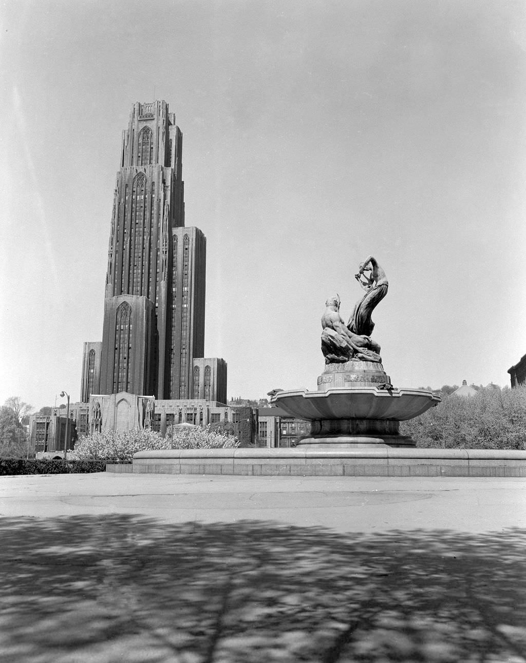 #100 Schenley Park and the Cathedral of Learning, 1957