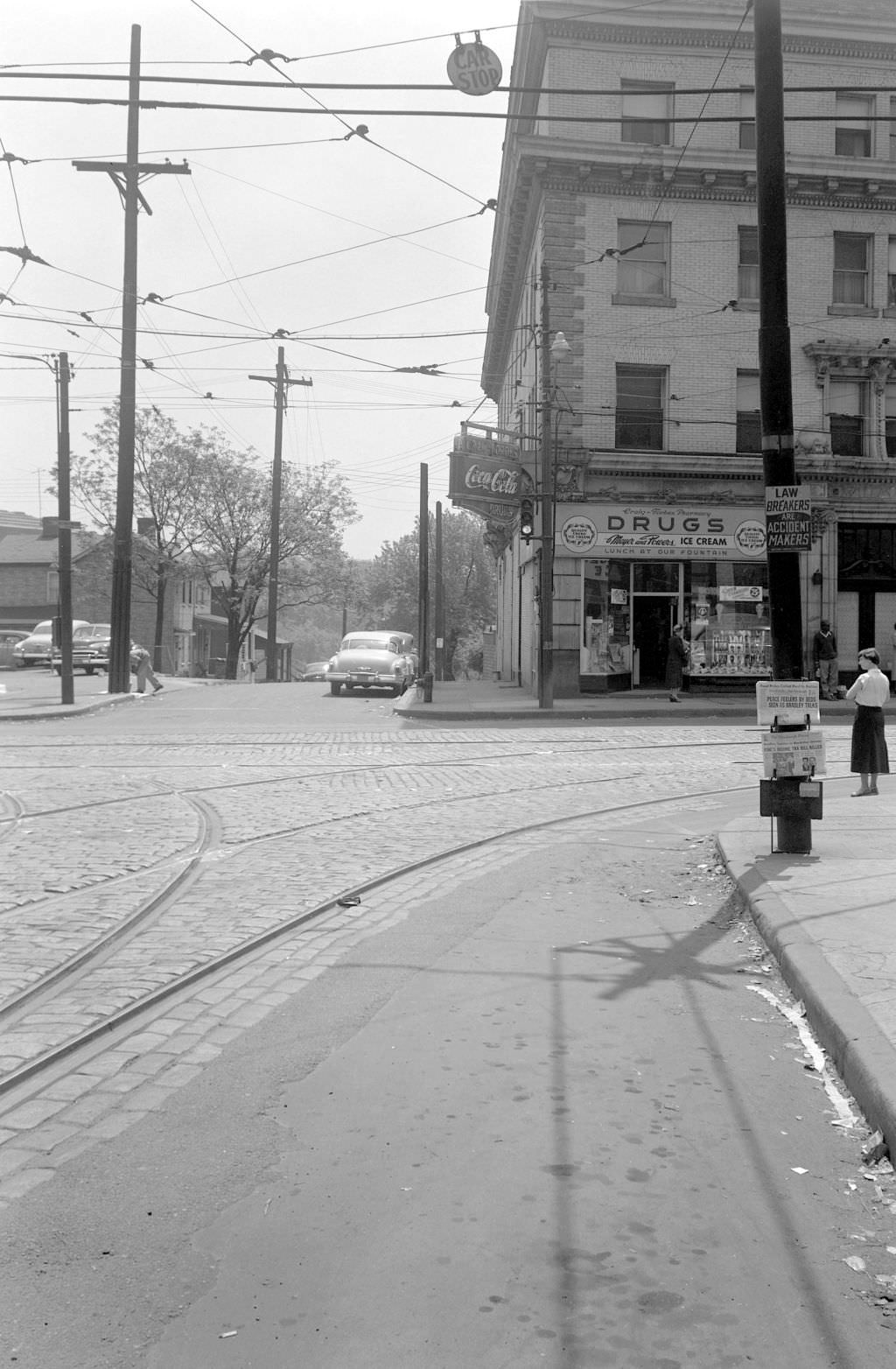 #33 Craig-Forbes Intersection Replaced by Carnegie Museum of Art, 1951
