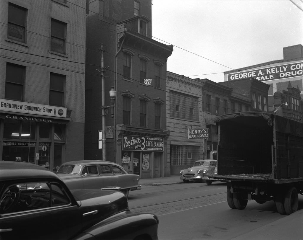 #48 Interior of Henry’s Bar and Grill, 1951