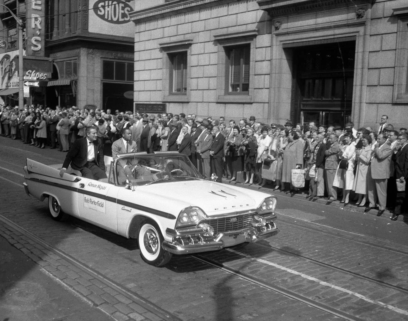 #19 Chamber of Commerce Parade Honoring Pittsburgh Pirates with Porterfield and Mejias, 1958