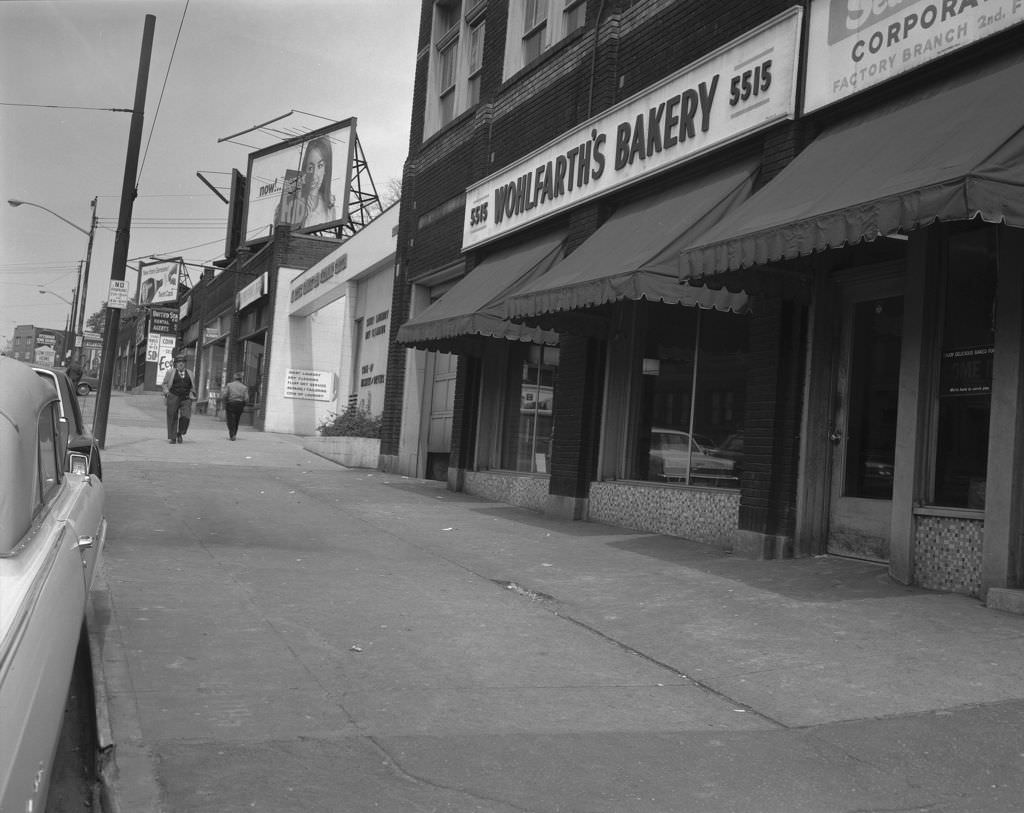 #27 Wohlfarth’s Bakery at 5515 Penn Avenue, 1966.