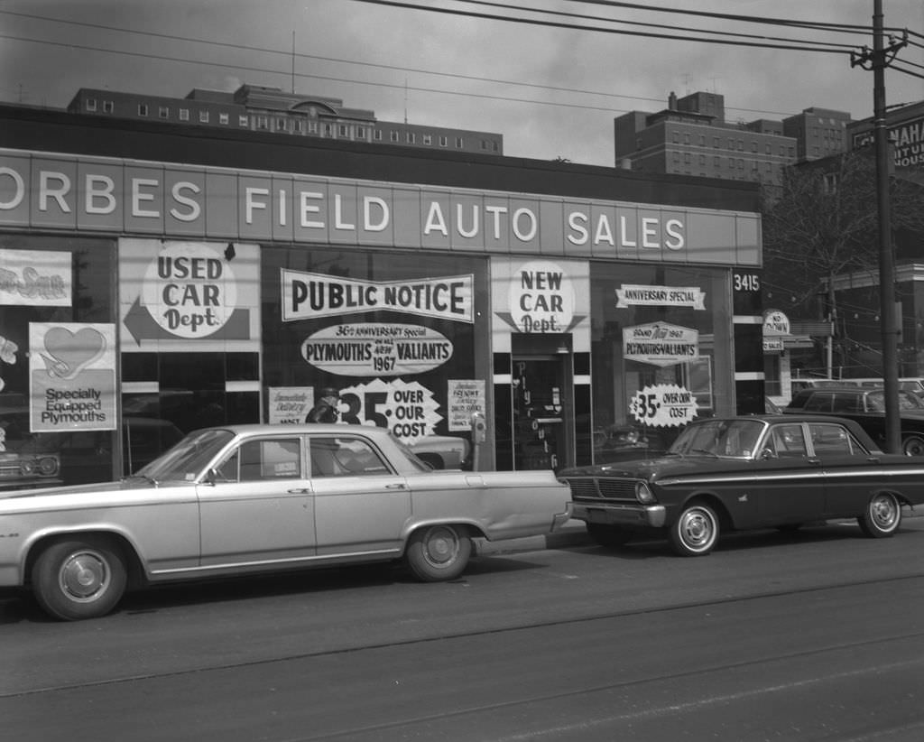 #158 Forbes Field Auto Sales, 1967