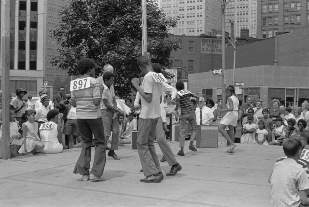 #30 Youth dance competition in Market Square, 1969.