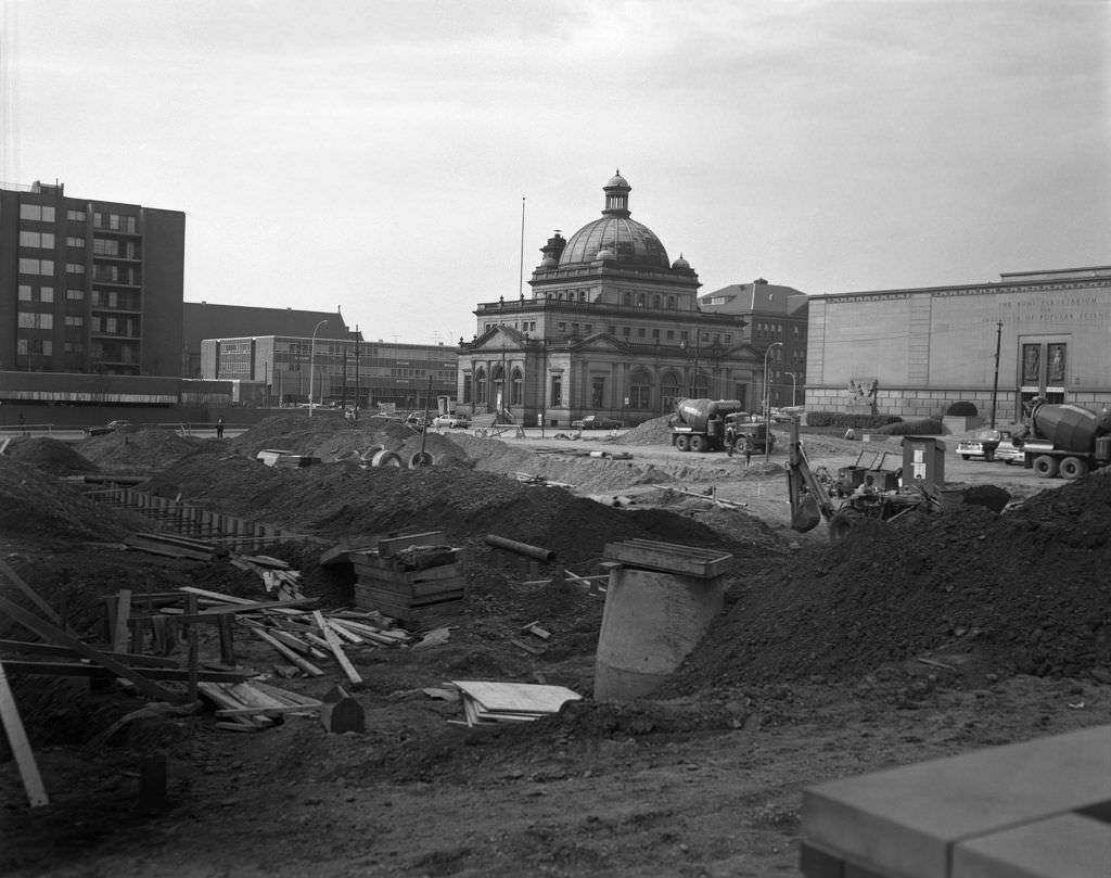 #7 Old Allegheny Post Office through Allegheny Center construction, 1967.