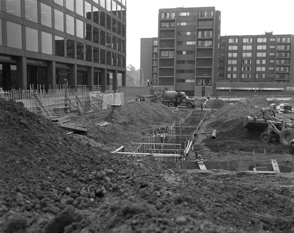 #8 Allegheny Center construction progress, 1967.