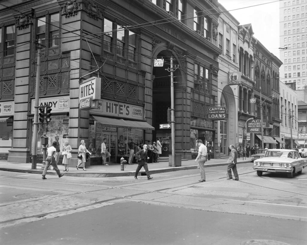 #78 Hite’s Drug Store in the Arrot Building, 1964