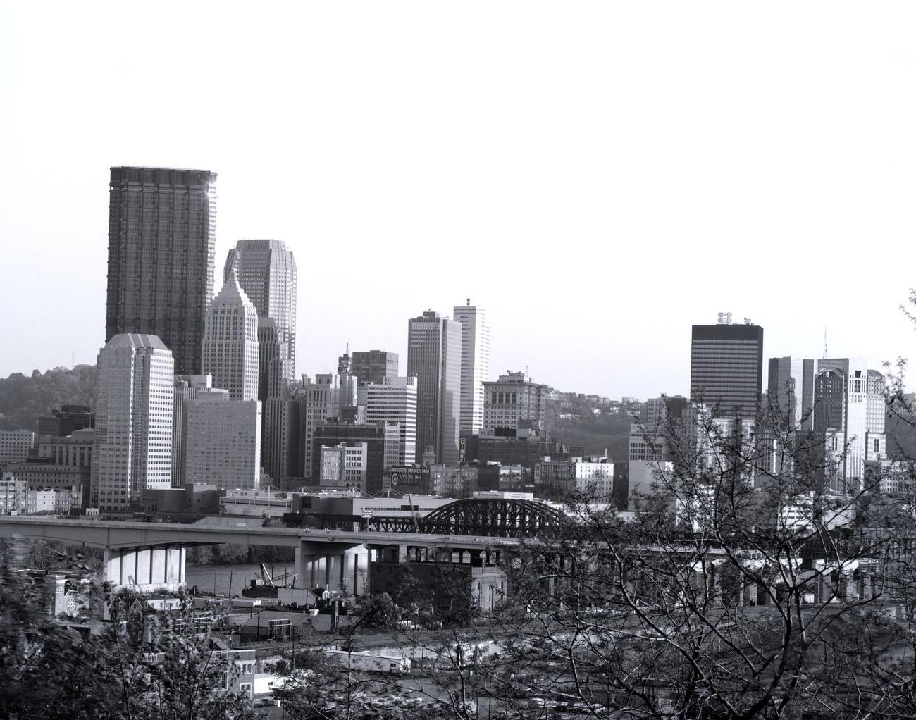 #32 Skyline of Pittsburgh, Pennsylvania, 1980