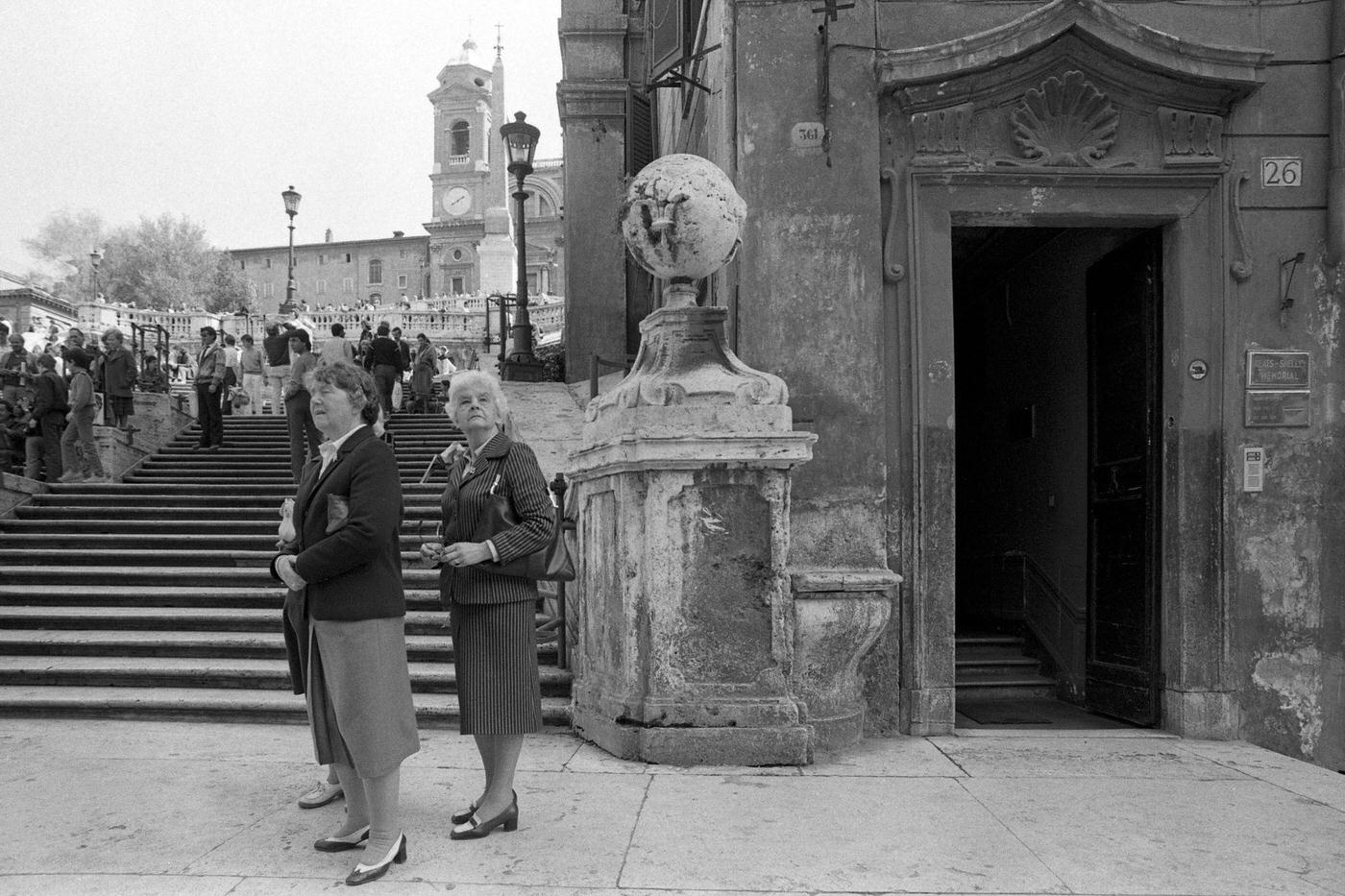 #43 People at the Base of the Spanish Steps, Rome, 1984