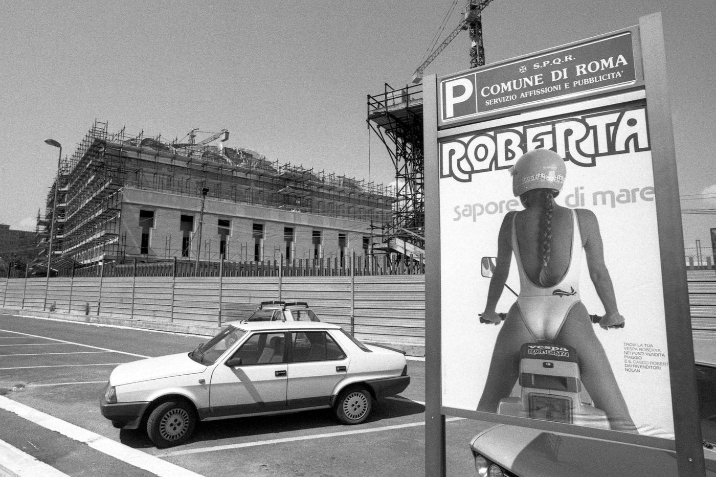 #8 Advertisement Near Rome Mosque Under Construction, 1989