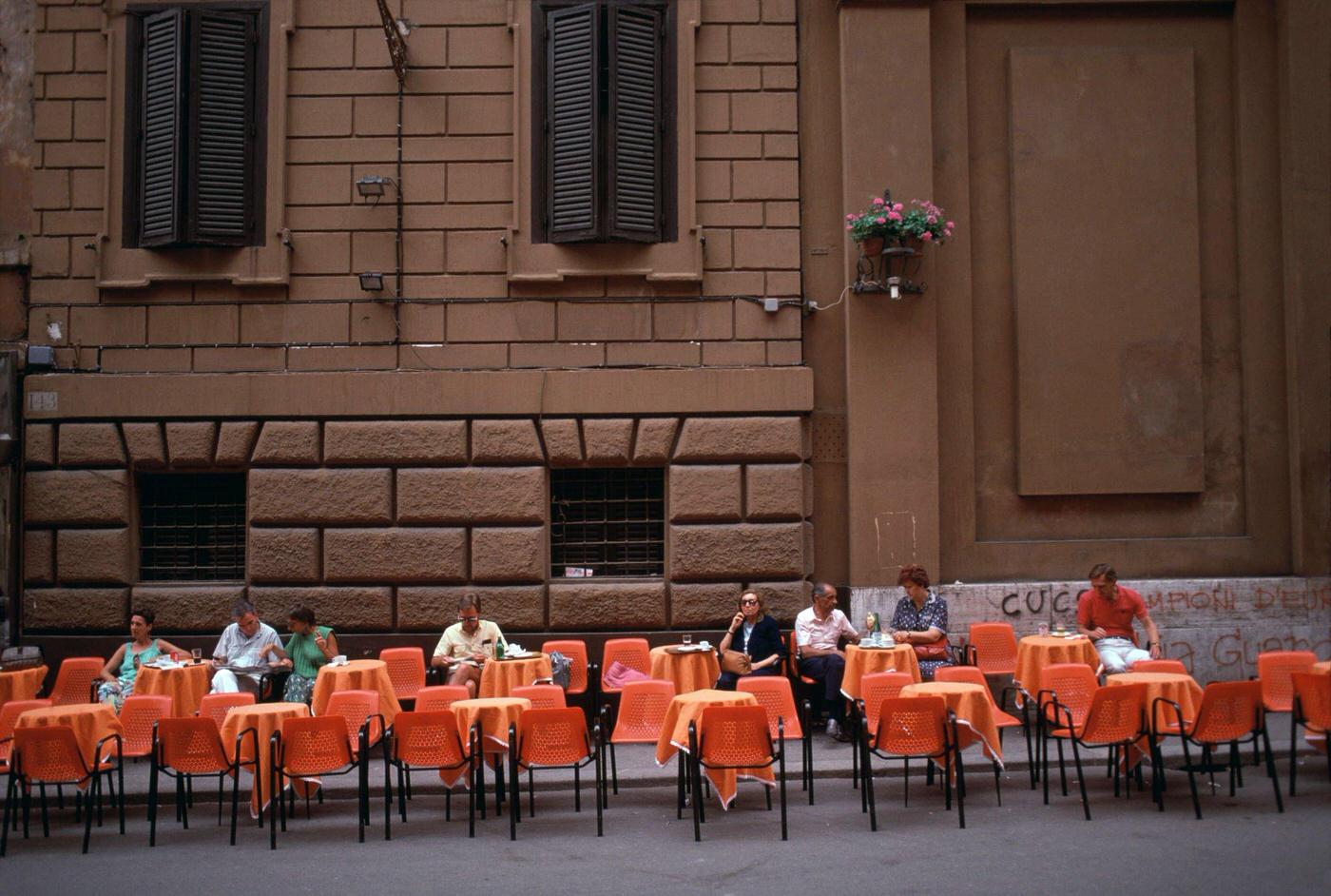 #10 Cafe Terrace in Rome, 1985
