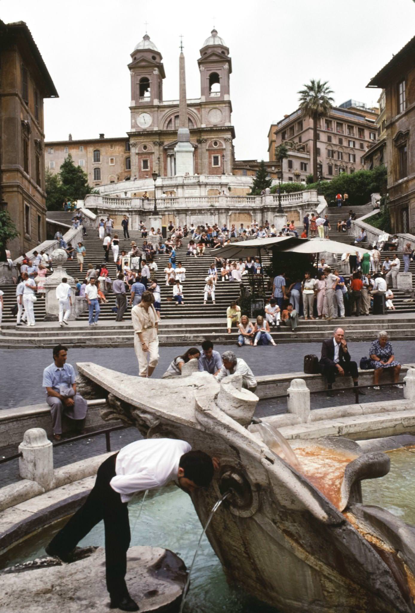 #11 Spanish Steps in Piazza di Spagna, Rome, 1985