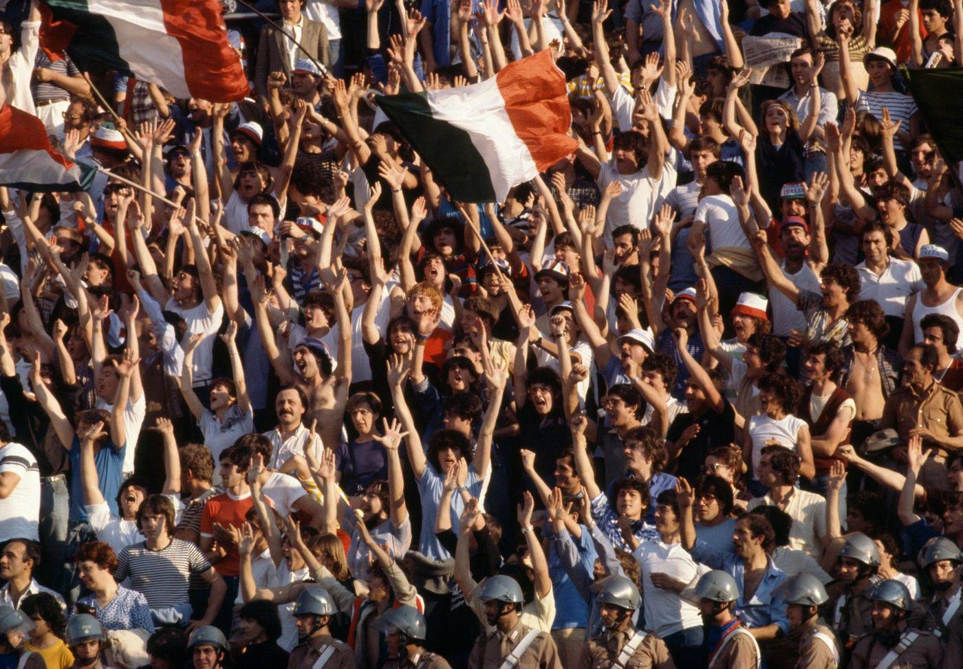 #26 Italy Supporters Cheer During UEFA Euro 1980 Match