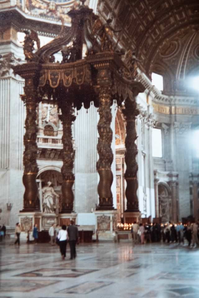 #79 St Peters Basilica, Vatican City, Rome, 1985