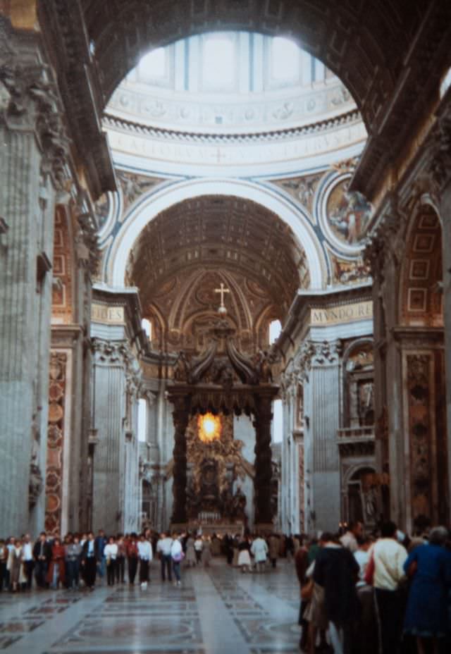 #80 St Peters Basilica, Vatican City, Rome, 1985