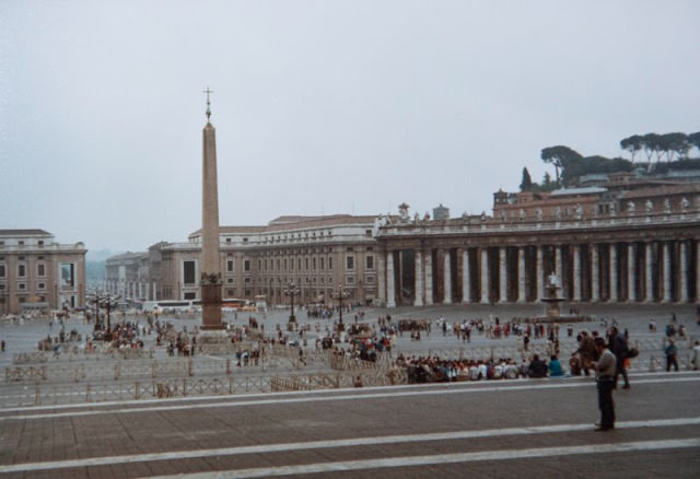 #82 St Peters Square, Vatican City, Rome, 1985