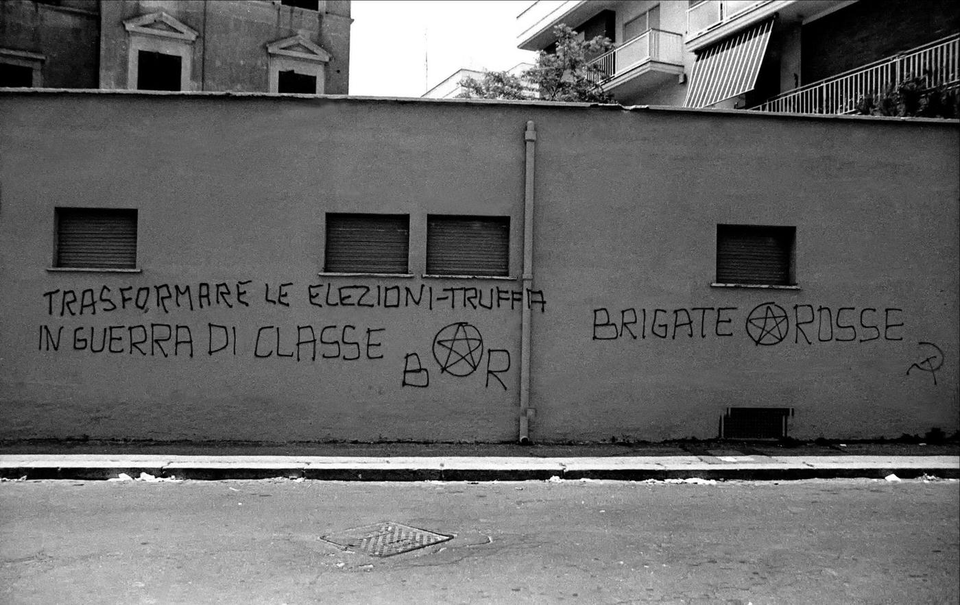 #28 Red Brigades’ Inscription Praising Class War in Rome, 1980