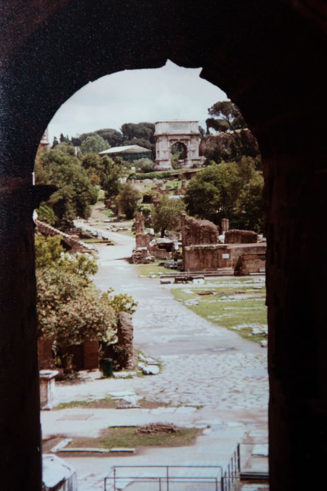 #95 The Roman Forum, Rome, 1985