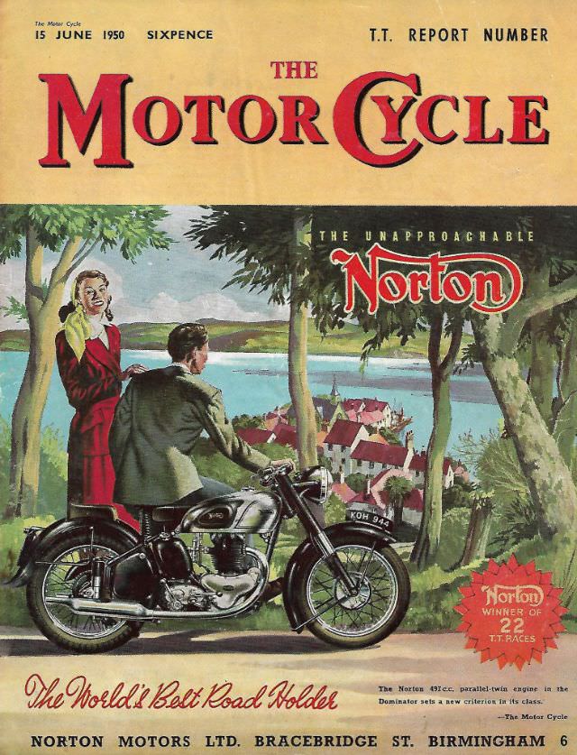 #9 The Motor Cycle magazine, June 15, 1950