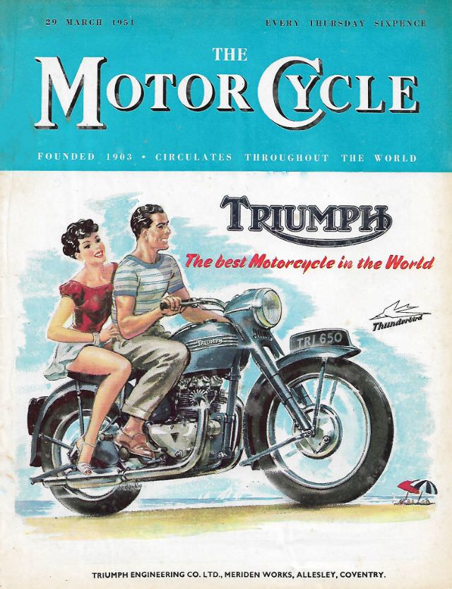 #11 The Motor Cycle magazine, March 29, 1951