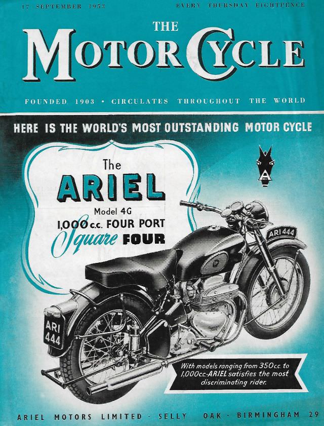 #16 The Motor Cycle magazine, September 17, 1953