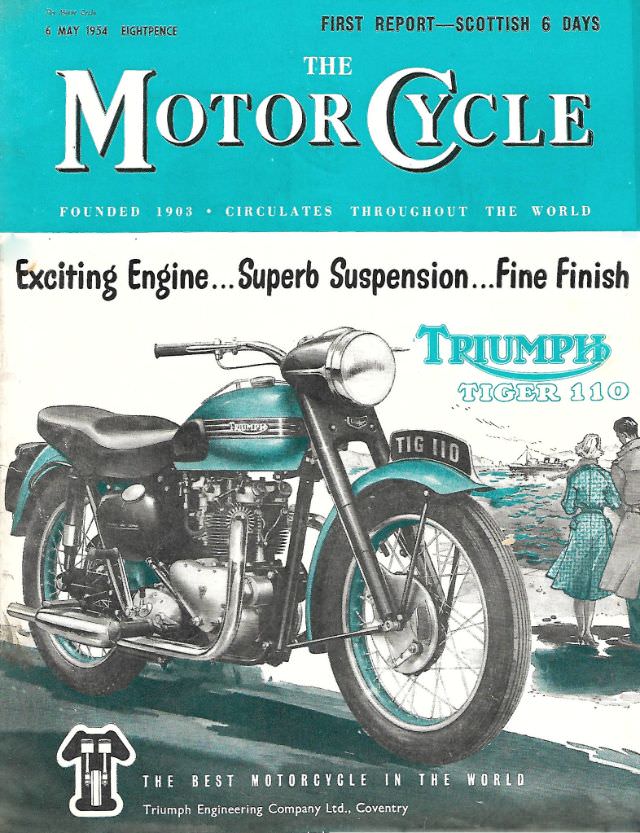#18 The Motor Cycle magazine, May 6, 1954