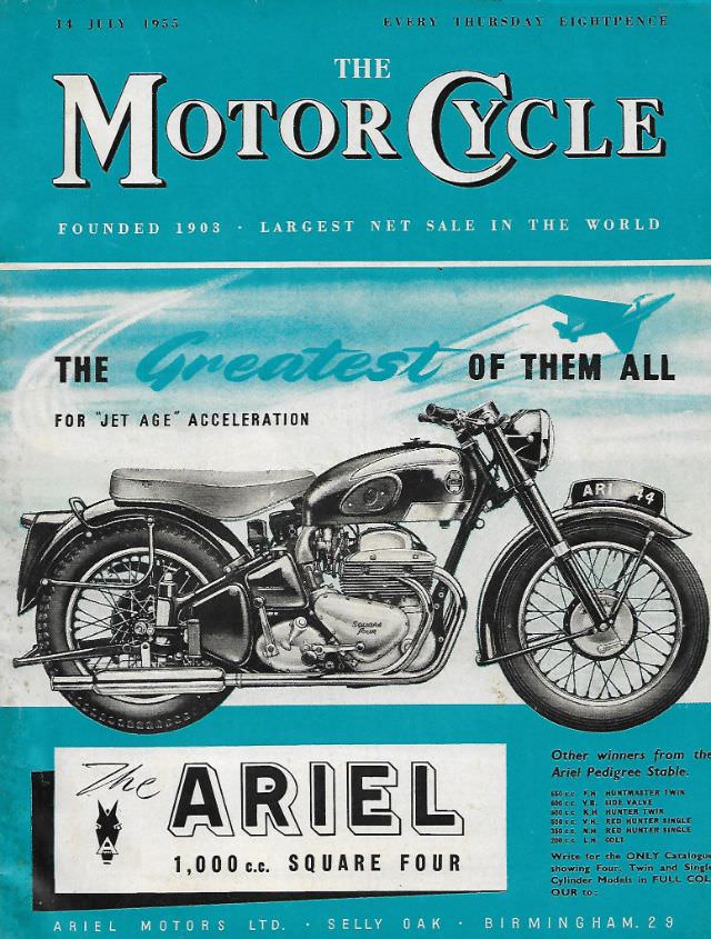 #20 The Motor Cycle magazine, July 14, 1955