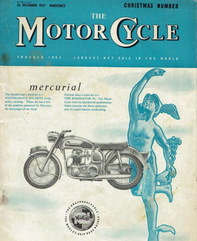 #28 The Motor Cycle magazine, December 26, 1957