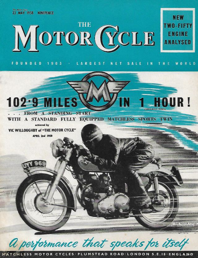 #29 The Motor Cycle magazine, May 22, 1958