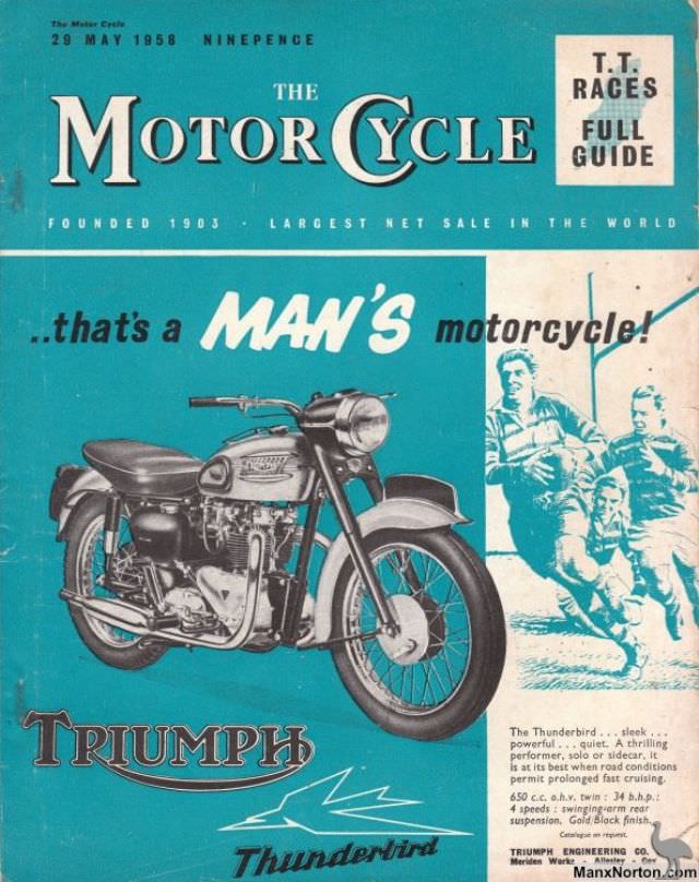 #30 The Motor Cycle magazine, May 29, 1958