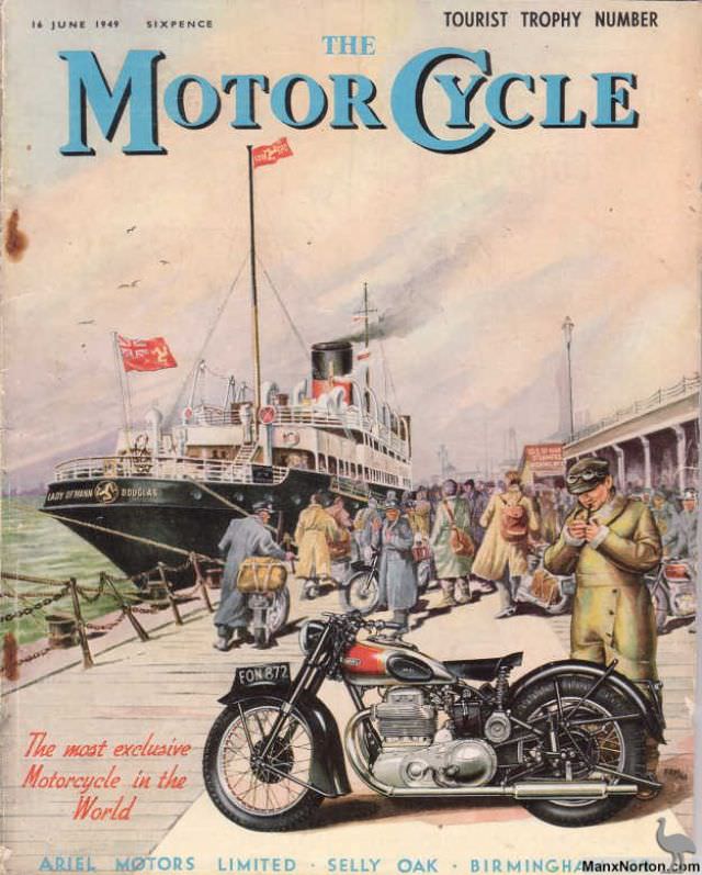 #6 The Motor Cycle magazine, June 16, 1949