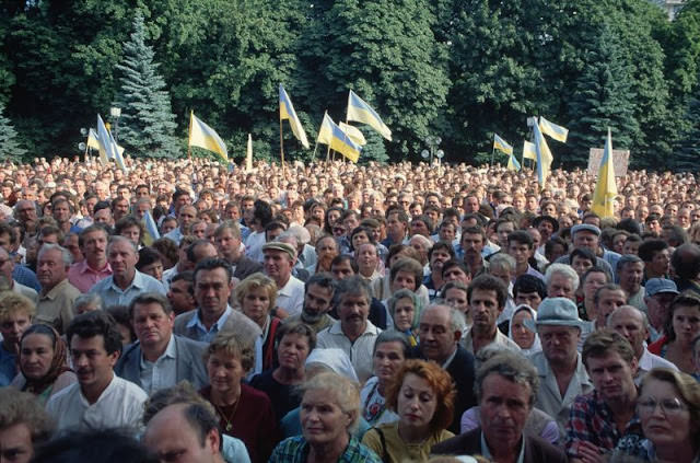 #35 Pro-independence rally, Ukraine, 1991