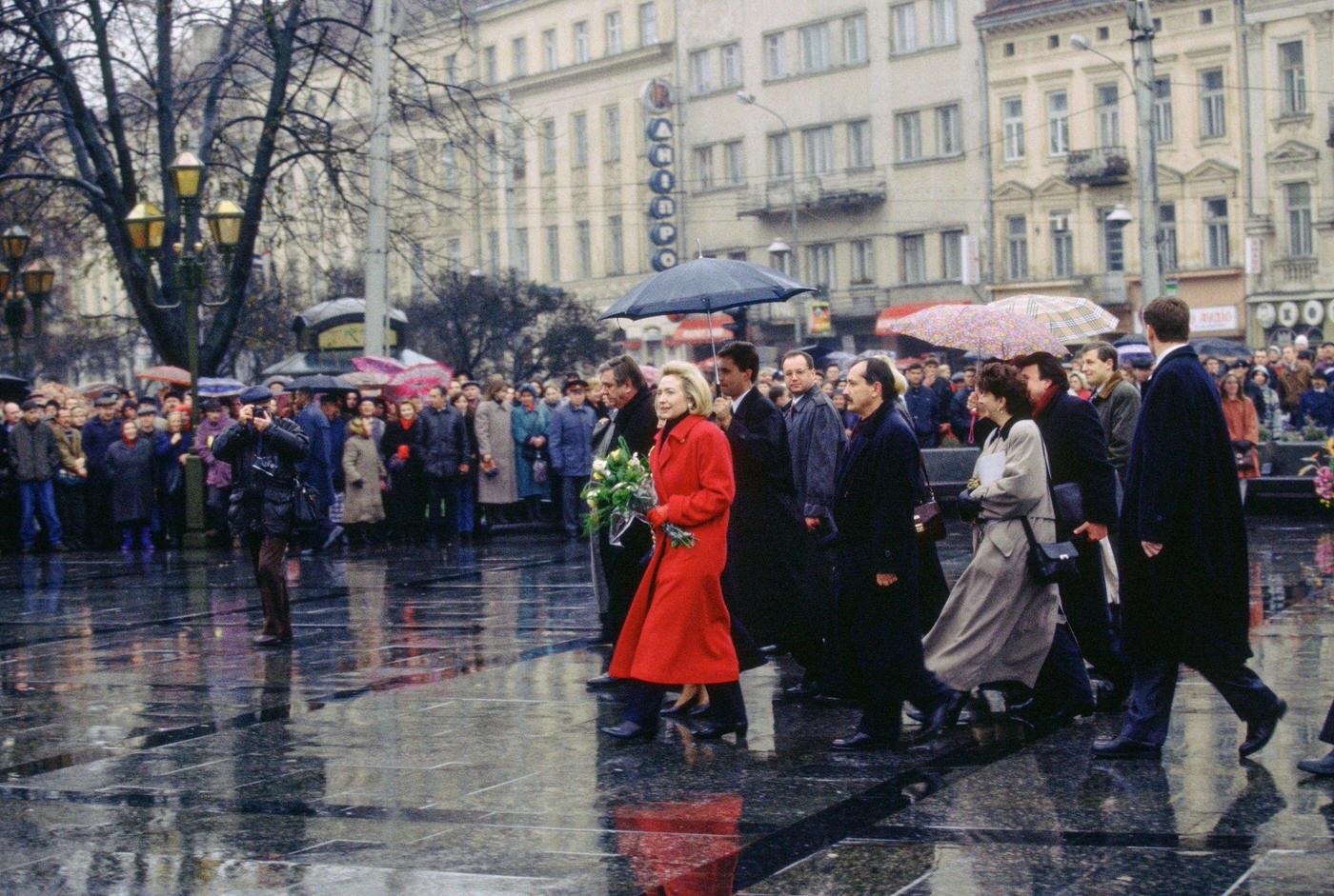 #80 U.S. First Lady Hillary Clinton Visits Lviv, 1997
