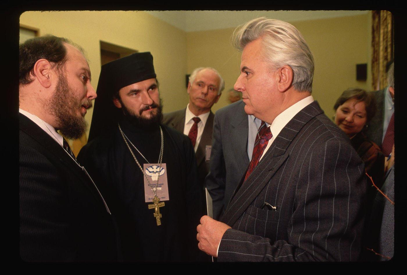 #54 Candidate Kravchuk Meets with Church Leaders Before Presidential Election, 1991